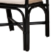 bali & pari Miranda Modern Bohemian Two-Tone Black and Natural Brown Rattan 2-Piece Dining Chair Set - BSOMiranda-Rattan-DC