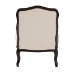 Baxton Studio Dion Traditional French Cream Fabric and Wenge Brown Finished Wood Accent Chair - BSOBBT5470.12 A1-Cream/Wenge-Chair