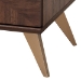 Baxton Studio Graceland Mid-Century Modern Transitional Walnut Brown Finished Wood 2-Door TV Stand - BSOLV45TV4512WI-CLB-TV Stand
