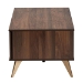Baxton Studio Graceland Mid-Century Modern Transitional Walnut Brown Finished Wood 2-Drawer Coffee Table - BSOLV45CFT4514WI-CLB-Coffee Table
