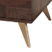 Baxton Studio Graceland Mid-Century Modern Transitional Walnut Brown Finished Wood 2-Drawer Coffee Table - BSOLV45CFT4514WI-CLB-Coffee Table