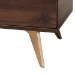 Baxton Studio Graceland Mid-Century Modern Transitional Walnut Brown Finished Wood Shoe Cabinet - BSOLV45SC4515WI-CLB-Shoe Cabinet