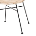 Baxton Studio Manhattan Modern Bohemian Rattan and Natural Oak Finished Wood 5-Piece Dining Set - BSOKYG001C-Natural-5PC Dining Set