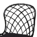 Baxton Studio Aniceta Modern Bohemian Black Finished Wood and Rattan 7-Piece Dining Set - BSOKYG013C-Black-7PC Dining Set