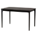 Baxton Studio Sabelle Modern Bohemian Black Finished Wood and Rattan 5-Piece Dining Set - BSOKYG002C-Black-5PC Dining Set