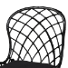 Baxton Studio Sabelle Modern Bohemian Black Finished Wood and Rattan 5-Piece Dining Set - BSOKYG002C-Black-5PC Dining Set