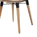 Baxton Studio Sabelle Modern Bohemian Greywashed Rattan and Natural Brown Finished Wood 5-Piece Dining Set - BSOKYG002C-Natural Oak/Light Grey-5PC Dining Set