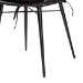 Baxton Studio Ballerina Modern Bohemian Black Finished Wood and Rattan 5-Piece Dining Set - BSOKYG003C-Black-5PC Dining Set