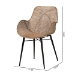bali & pari Ballerina Modern Bohemian Greywashed Rattan and Black Metal 2-Piece Dining Chair Set - BSOBalerina3-Light Grey Rattan-DC