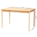 Baxton Studio Sherwin Mid-Century Modern Natural Oak Finished Wood Dining Table - BSOSherwin-Natural Oak-DT