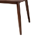 Baxton Studio Flora Mid-Century Modern Walnut Brown Finished Wood Dining Table - BSOFlora-Walnut/Crown Cut Veneer-DT