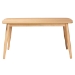 Baxton Studio Flora Mid-Century Modern Natural Oak Finished Wood Dining Table - BSOFlora-Natural Oak-DT
