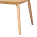 Baxton Studio Flora Mid-Century Modern Natural Oak Finished Wood Dining Table - BSOFlora-Natural Oak-DT
