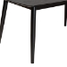 Baxton Studio Flora Mid-Century Modern Black Finished Wood Dining Table - BSOFlora-Black-DT