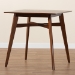 Baxton Studio Leena Mid-Century Modern Walnut Brown Finished Wood Counter Height Pub Table - BSOLeena-Walnut-PT