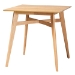 Baxton Studio Leena Mid-Century Modern Natural Oak Finished Wood Counter Height Pub Table