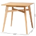 Baxton Studio Leena Mid-Century Modern Natural Oak Finished Wood Counter Height Pub Table - BSOLeena-Natural Oak-PT