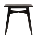 Baxton Studio Leena Mid-Century Modern Black Finished Wood Counter Height Pub Table - BSOLeena-Black-PT