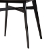Baxton Studio Leena Mid-Century Modern Black Finished Wood Counter Height Pub Table - BSOLeena-Black-PT