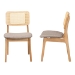 Baxton Studio Dannon Mid-Century Modern Grey Fabric and Ntural Oak Finished Wood 2-Piece Dining Chair Set - BSOCS001C-Natural Oak/Light Grey-DC-2PK