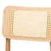 Baxton Studio Dannon Mid-Century Modern Grey Fabric and Ntural Oak Finished Wood 2-Piece Dining Chair Set - BSOCS001C-Natural Oak/Light Grey-DC-2PK