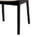 Baxton Studio Dannon Mid-Century Modern Cream Fabric and Black Finished Wood 7-Piece Dining Set - BSOCS001C-Black/Cream-7PC Dining Set