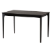 Baxton Studio Darrion Mid-Century Modern Cream Fabric and Black Finished Wood 5-Piece Dining Set - BSOCS004C-Black/Cream-5PC Dining Set