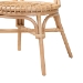 Baxton Studio Iris Modern Bohemian Natural Brown Rattan 5-Piece Dining Set - BSOKYG016C-Natural-5PC Dining Set