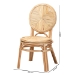 Baxton Studio Carita Modern Bohemian Natural Brown Rattan Dining Chair - BSOCarita-Rattan-DC