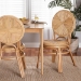 Baxton Studio Carita Modern Bohemian Natural Brown Rattan Dining Chair - BSOCarita-Rattan-DC