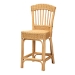 bali & pari Barito Modern Bohemian Natural Rattan Counter Stool