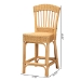 bali & pari Barito Modern Bohemian Natural Rattan Counter Stool - BSOBarito-Rattan-CC