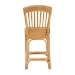 bali & pari Barito Modern Bohemian Natural Rattan Counter Stool - BSOBarito-Rattan-CC