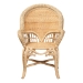bali & pari Ratu Modern Bohemian Natural Brown Rattan Accent Chair - BSORatu-Rattan-AC