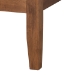 Baxton Studio Salvatore Mid-Century Modern Walnut Brown Finished Wood Queen Size Platform Bed - BSOSW8521-Walnut-Queen