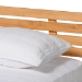 Baxton Studio Joaquin Modern Japandi Rustic Brown Finished Wood Queen Size Platform Bed - BSOSW8523-Rustic Brown-Queen