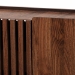 Baxton Studio Paricia Mid-Century Modern Walnut Brown Finished Wood Shoe Cabinet - BSOSESC70340WI-CLB-Shoe Cabinet