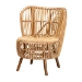 bali & pari Nagoya Modern Bohemian Natural Rattan Wide Seat Lounge Chair