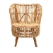 bali & pari Nagoya Modern Bohemian Natural Rattan Wide Seat Lounge Chair - BSONagoya-Medium-Rattan-Lounge Chair