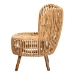 bali & pari Nagoya Modern Bohemian Natural Rattan Wide Seat Lounge Chair - BSONagoya-Medium-Rattan-Lounge Chair