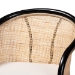 bali & pari Miranda Modern Bohemian Two-Tone Black and Natural Brown Rattan Counter Stool - BSOMiranda-Rattan-CS