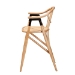 bali & pari Cyntia Modern Bohemian Natural Brown Rattan Counter Stool - BSOCyntia-Rattan-CS