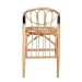 bali & pari Cyntia Modern Bohemian Natural Brown Rattan Counter Stool - BSOCyntia-Rattan-CS