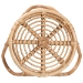 bali & pari Jacinda Modern Bohemian Natural Brown Rattan End Table - BSODC785-Rattan-ET