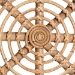 bali & pari Jacinda Modern Bohemian Natural Brown Rattan End Table - BSODC785-Rattan-ET
