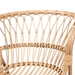 bali & pari Alaya Modern Bohemian Natural Brown Rattan Accent Chair - BSODC151019-Rattan-CC
