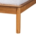 Baxton Studio Efren Mid-Century Modern Honey Oak Finished Wood Full Size Bed Frame - BSOMG007-1-Light Natural-Bed Frame-Full