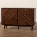 Baxton Studio Markell Mid-Century Modern Transitional Walnut Brown Finished Wood 6-Drawer Dresser - BSOLV44COD44231WI-CLB-6DW-Dresser