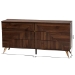 Baxton Studio Graceland Mid-Century Modern Transitional Walnut Brown Finished Wood 6-Drawer Dresser - BSOLV45COD45231WI-CLB-6DW-Dresser