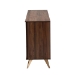 Baxton Studio Graceland Mid-Century Modern Transitional Walnut Brown Finished Wood 6-Drawer Dresser - BSOLV45COD45231WI-CLB-6DW-Dresser